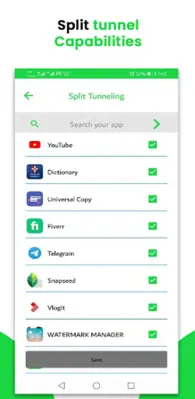 Vava VPN android App screenshot 2